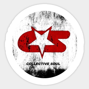 post-grunge, collective soul vintage Sticker